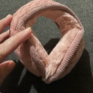 Little Girl Pink Earmuffs winter
